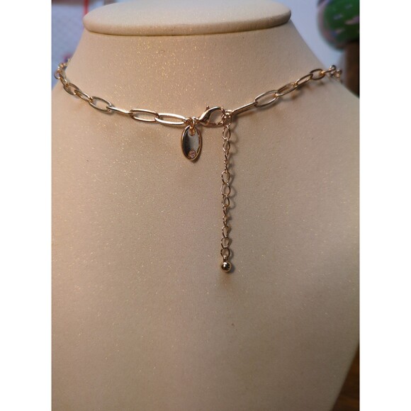 Initial C Sparkly Necklace & Matching Hoop C Earrings Set NWT Gift Set - Picture 4 of 8